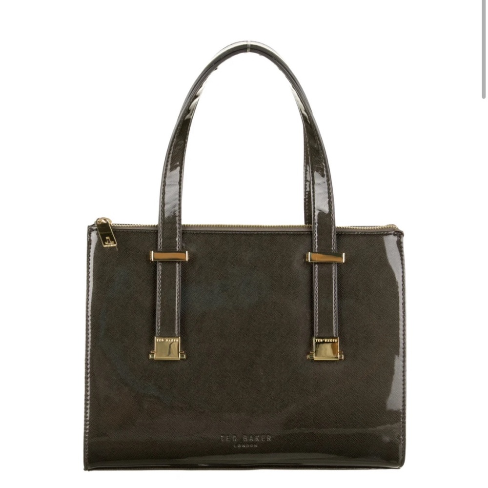 TED BAKER LEXIA HANDLE BAG OLIVE GREEN